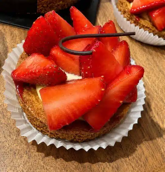 Tartelette aux fraises fraîches