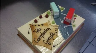 Gâteau personnalisé thème voitures